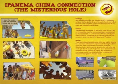 IPANEMA CHINA CONNECTION - Publicité