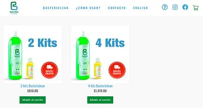 Cleaning products ecommerce - E-commerce