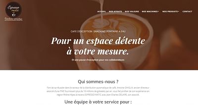Refonte site Espresso-Matic - Website Creatie