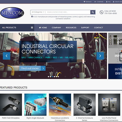 Mencom - Ecommerce Development - Website Creation