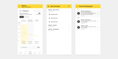 Kunden-App für Verbrauchsmonitoring - Webanwendung