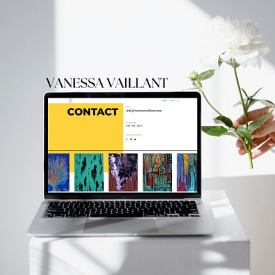 Refonte site web Vanessa VAILLANT - Webseitengestaltung