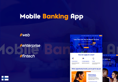 Mobile Banking App - Web Application