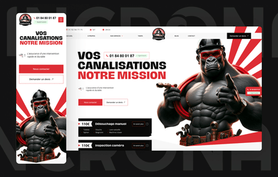 O'Debouchage - Création de site internet