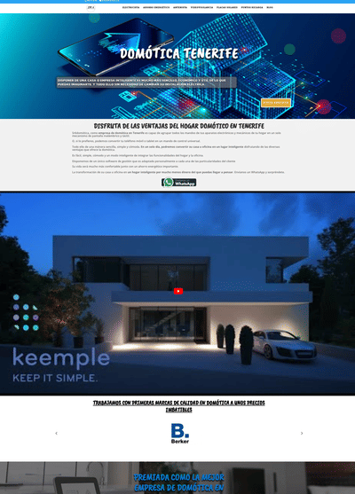 Diseño Web y Posicionamiento Sr6Domótica - SEO
