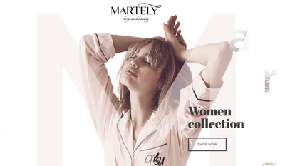 e-commerce website for Martely - ladies underwear - Website Creation