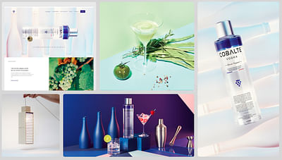 Branding & Direction Artistique Cobalte Vodka - Image de marque & branding
