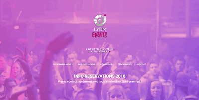 Site internet DJ Lyon Events