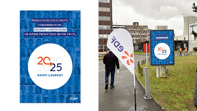EDF St Laurent, ambition 2025 - Publicité