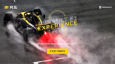 Borne interactive - Renault F1 - Production Vidéo