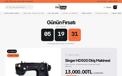 Dikiş Fırsatı: daily-deal Shopify store - E-commerce