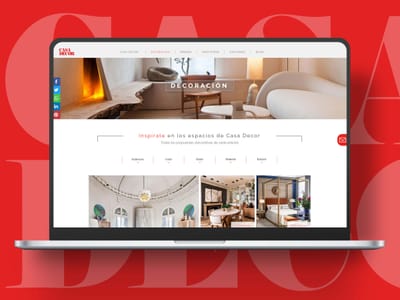 WEB, SEO y REDES SOCIALES para Casa Decor - Creación de Sitios Web