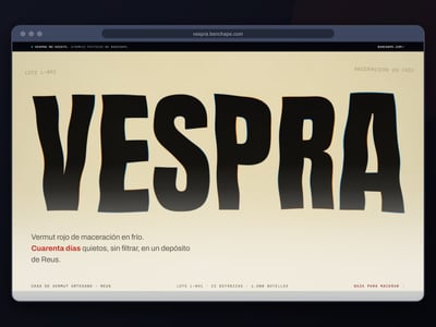 Vespra — Interactive Brand Experience (Concept) - Creación de Sitios Web
