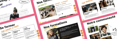 Site vitrine de fiches formations Qualiopi - Création de site internet