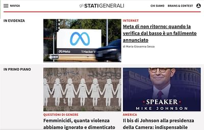 www.glistatigenerali.com - Creazione di siti web