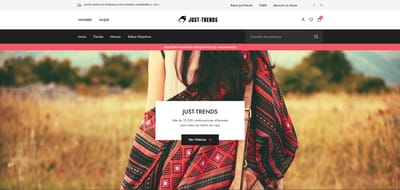 https://just-trends.es - Website Creation