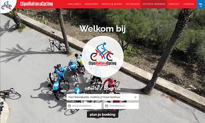 Clips Mallorca Cycling - Web Applicatie