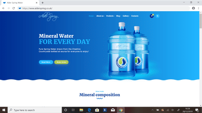 Website design for Alder Spring in Liverpool - Website Creation