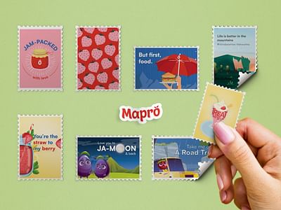 Mapro print publications - Grafikdesign