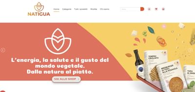 Natigua. Online Shopping veg e salutista - E-commerce