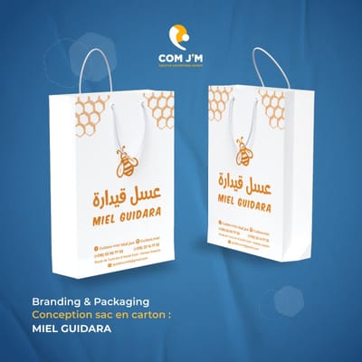 BRANDING & PACKAGING  POUR MIEL GUIDARA - Print