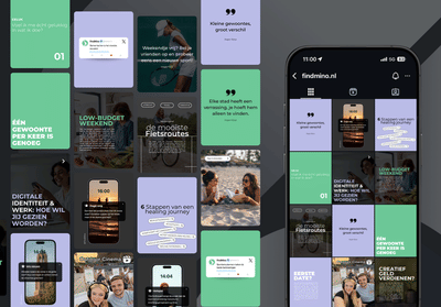 Organische groei voor Findmino - Social Media