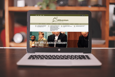 ALBANIAN ISLAMIC CENTER WEBSITE - Webseitengestaltung