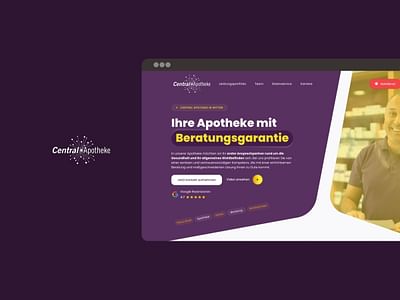 Central Apotheke • WordPress Webseite - Videoproduktion