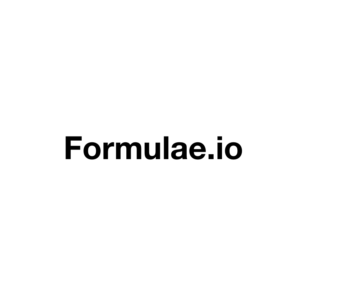 Formulae