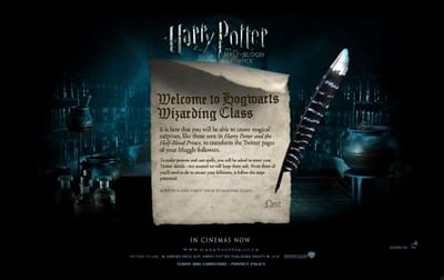 Hogwarts Wizarding Class - Social Media