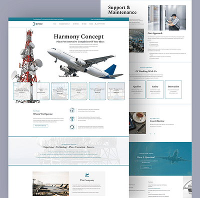 Harmony Concept - Website Creation