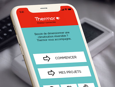 Application mobile THERMOR Climatisation - Mobile App