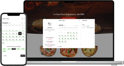 Sito web, menù digitale e gestionale prenotazioni per Luna Rossa - Creazione di siti web