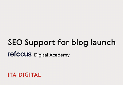SEO Support for blog launch - SEO