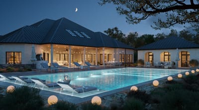 3D Exterior Rendering_1741 Correa Way / Los Angeles, USA - 3D