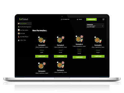 Eat Salad | Site e-commerce - Application web