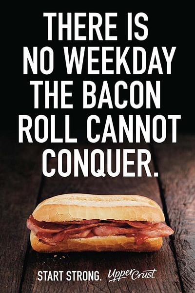 bacon roll - Publicité