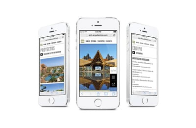 Website design for ACH-Arquitectos - Creación de Sitios Web