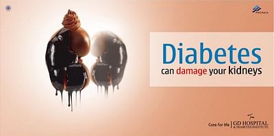 Diabetes can damage your kidneys - Pubblicità