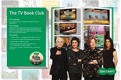 THE TV BOOK CLUB - Publicité