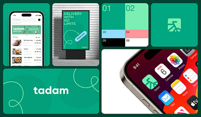 Tadam - Food Delivery App UX/UI Design - Ergonomie (UX/UI)