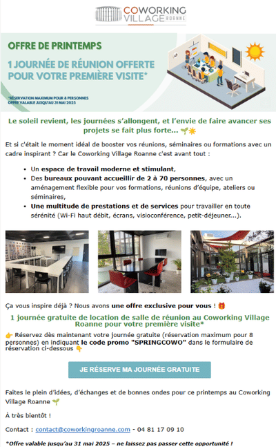 Création de newsletters - Email Marketing