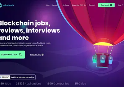Job Listing Web3 - Crypto Web Design - Webanwendung