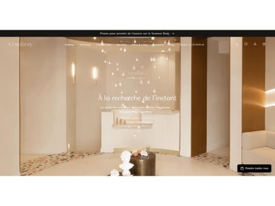 Combray : site Shopify avec prise de rendez-vous et boutique - Webseitengestaltung