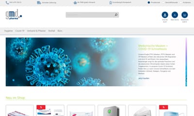 Relaunch GMD Pharma Shopware 6 - E-Commerce