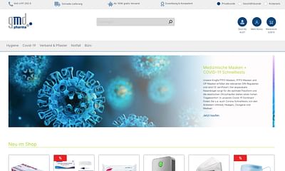 Relaunch GMD Pharma Shopware 6 - E-Commerce
