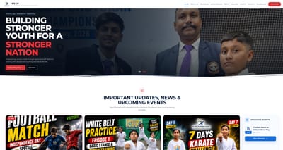 Complete Website Development for YSSF - Cybersécurité