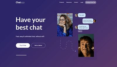 ChatApp - Website Creatie