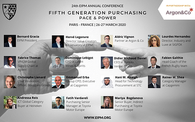 Conference, European Institute of Purchasing Mgt - Evénementiel
