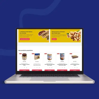 Boutique en ligne pour un grossiste en produits alimentaires - Création de site internet